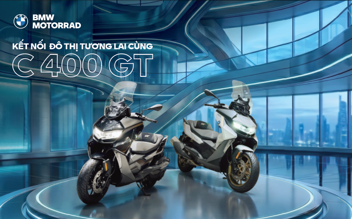 KẾT NỐI ĐÔ THỊ TƯƠNG LAI CÙNG BMW C 400 GT